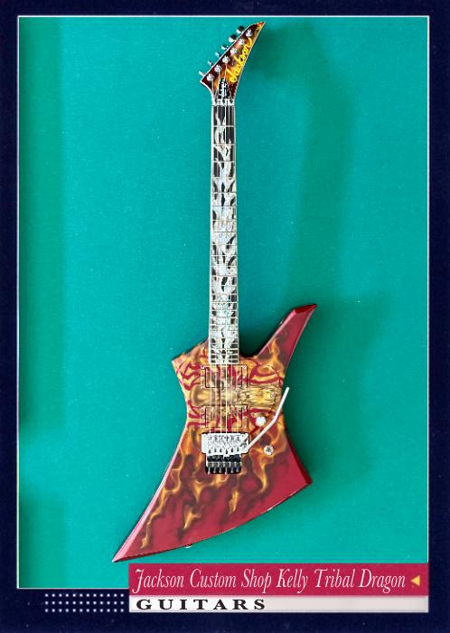 Jackson Custom Shop Kelly Tribal Dragon