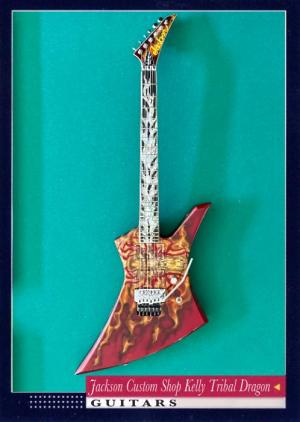 Jackson Custom Shop Kelly Tribal Dragon